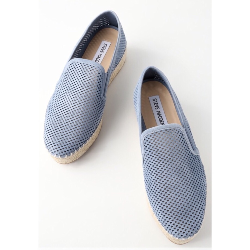 Steve Madden Wright Perforated Espadrille Sneakers